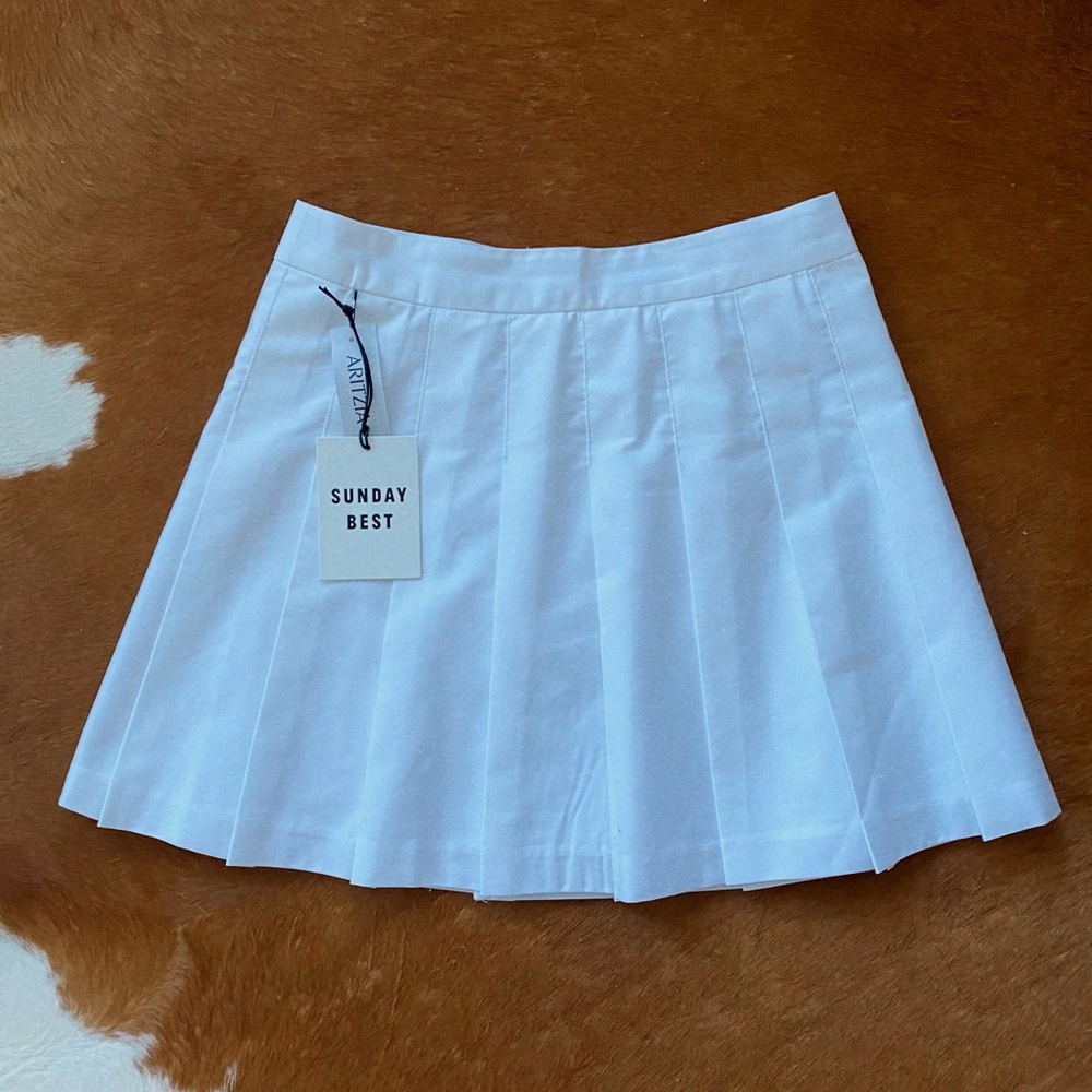 Aritzia Sunday Best Olive Skirt